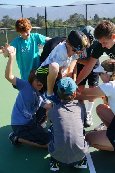 Laguna Blanca Tennis Camp 2014 Human Knot