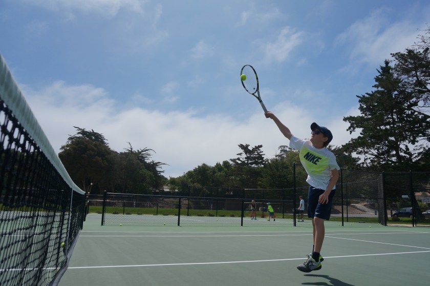 Daniel Newton Tennis Overhand Smash