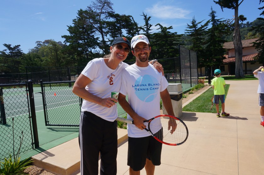 Barbara Hallquist DeGroot Celebrity Coach Laguna Blanca Summer Tennis Camp
