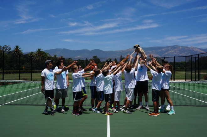Laguna Blanca Summer Tennis Camp 2015 Group Photo